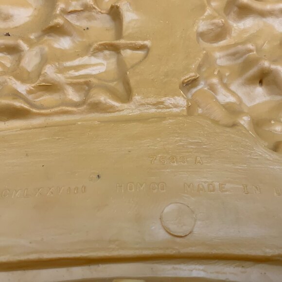 Homco~Home Interior Fruit Basket 7533A Wall Hanging Plastic ~1978~USA - Picture 5 of 6